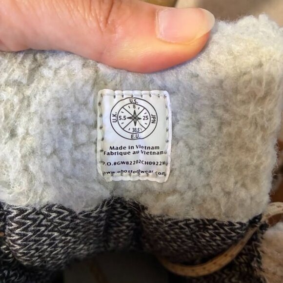 Oboz Women’s Bridger 7" Insulated Waterproof Boots Freeze Guard Cashew Size 8 - Picture 6 of 6